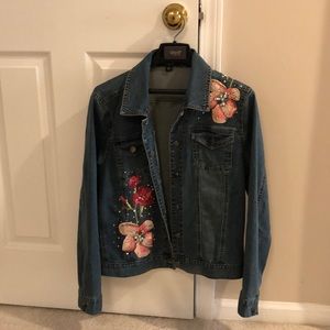 Embellished Denim jacket